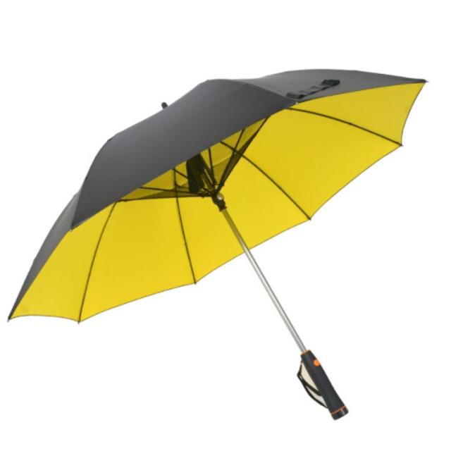 23” Umbrella with Built-In Personal Fan